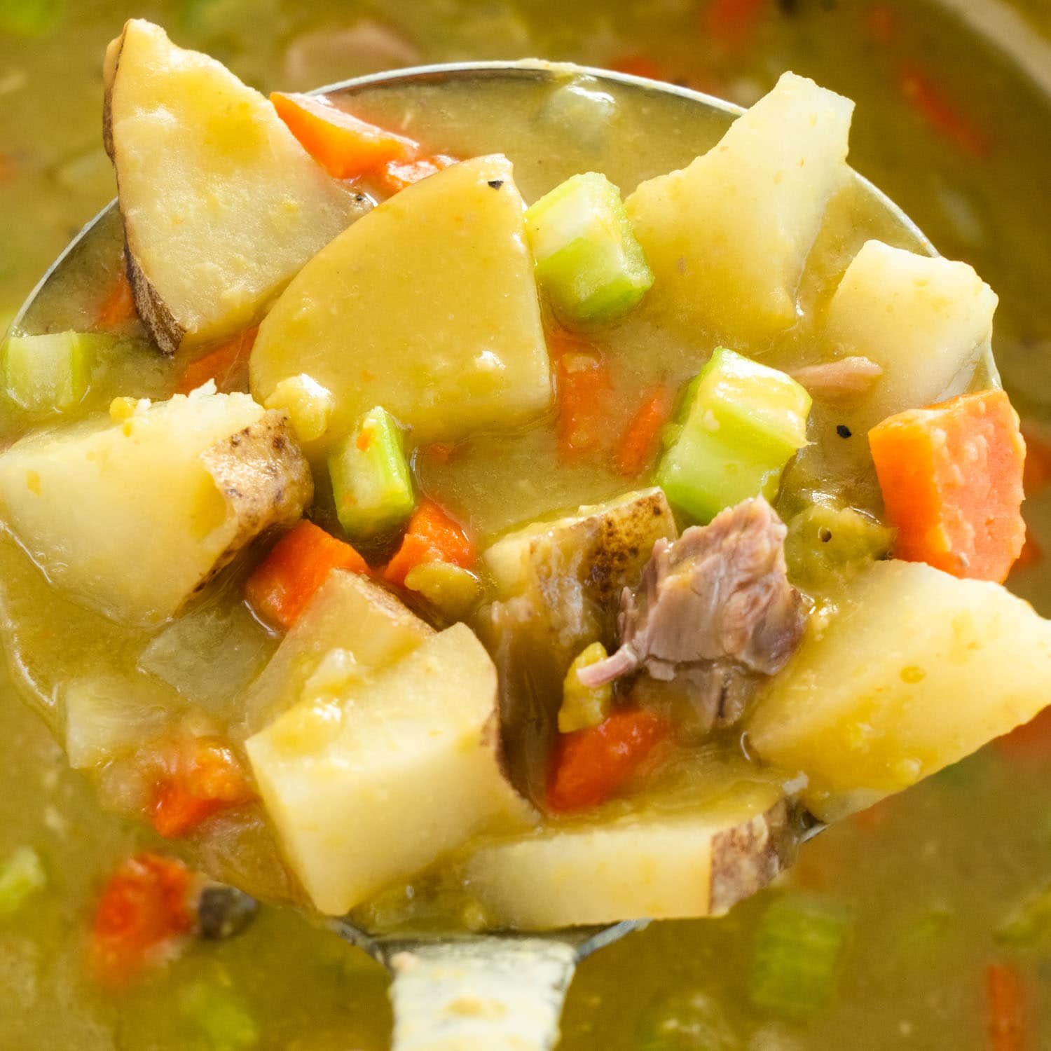 Hearty Split Pea Soup: Creamy, Never Gloppy, and Easy to Freeze